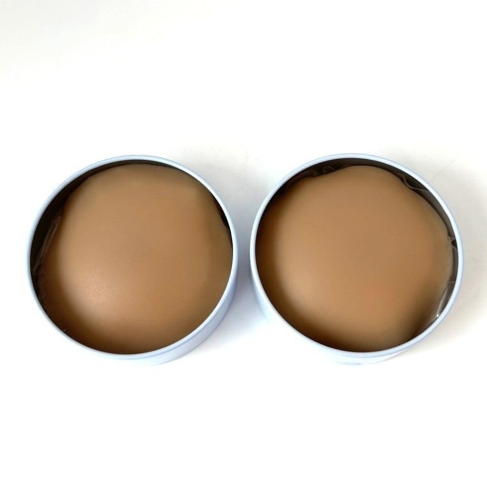 2 Pack BOOMBA Magic Nipple Covers Adhesive Reusable Silicone Beige 8cm Tin NEW‎